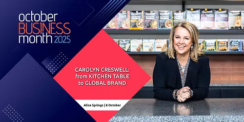 Carolyn Creswell: from Kitchen Table to Global Brand | October Business Month