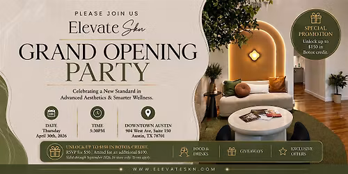 Grand Opening Party | Elevate SKN