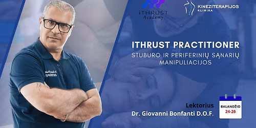 iTHRUST PRACTITIONER Stuburo ir periferini\u0173 s\u0105nari\u0173 manipuliacijos