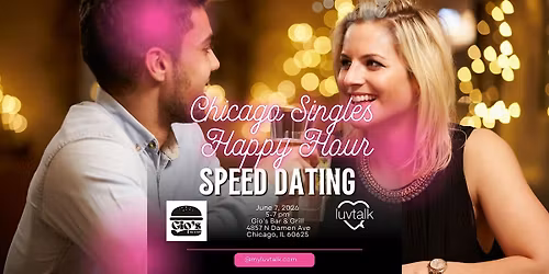 Chicago Singles Speed Dating & Happy Hour | Ages 28\u201349
