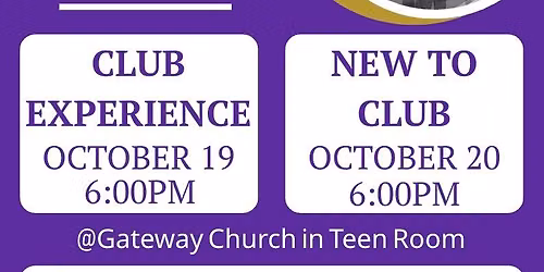 Returning Club Parent Informational Meeting