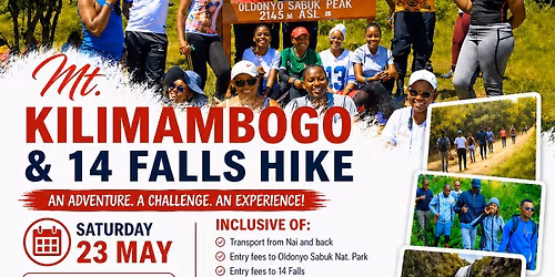 MT. KILIMAMBOGO & 14 FALLS HIKE