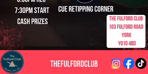 Snooker Shootout and Curry Night