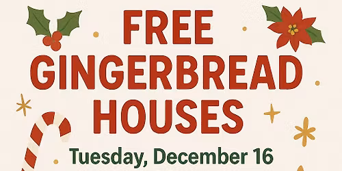 Free Gingerbread Houses!