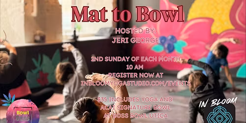 Mat to Bowl at Utica Boss Bowl w\/Jeri George