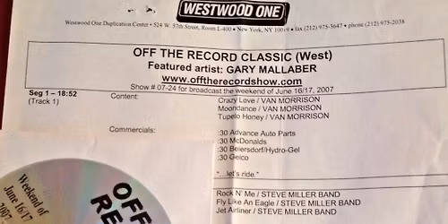 A Tribute to Van Morrison & Bruce Springsteen