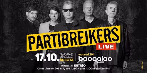 PARTIBREJKERS live - Zagreb [17-10-2026]