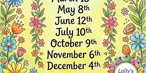 Hobs Moat 2027 Craft & Vintage Fairs | Pop-up Kitchen | Lolly's Events | Solihull | Free entry!