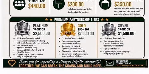 Breaking the Chains of Human Trafficking 4th Annual Golf Tournament