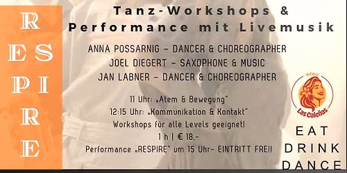 Respire \u2013 Tanzworkshops & Performance in Caf\u00e9 Cubano