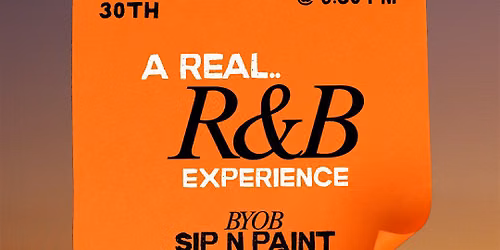 A Real R&B Sip n Paint Experience @ Baltimore's BEST Art Gallery!