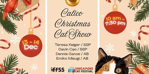 FFSS Calico Christmas Cat Show