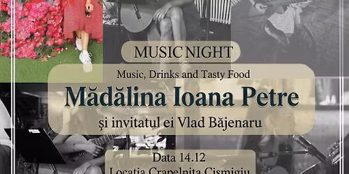 Music, drinks and tasty food cu M\u0103d\u0103lina Ioana Petre \u0219i Vlad B\u0103jenaru