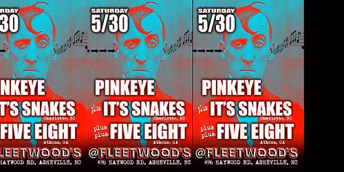 PINKEYE, It's Snakes, and FIVE EIGHT