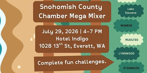 Trails to Success - Sno Co Chamber Mega Mixer: Presented by Columbia Bank
