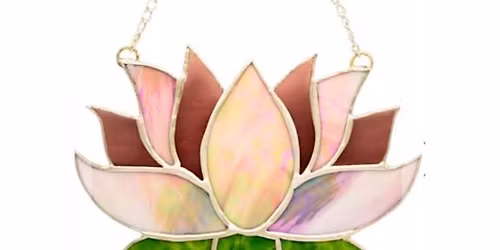 Lotus or Monstera Stained Glass Class!