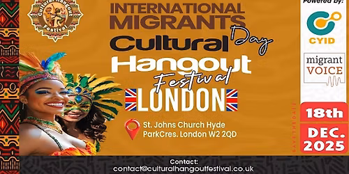 International Migrants Day - Cultural Hangout Festiva