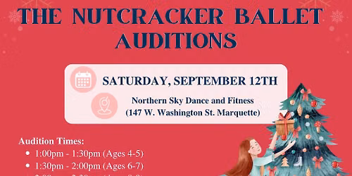 Marquette Community: Nutcracker Ballet Auditions