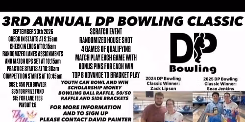3rd annual DP Bowling Classic 2026
