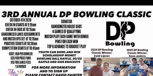 3rd annual DP Bowling Classic 2026