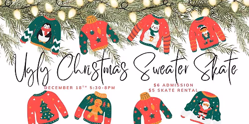 Ugly Christmas Sweater Skate