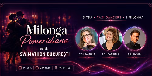 Milonga pomeridian\u0103 - Edi\u021bie Swimathon Bucure\u0219ti