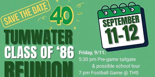 THS Class of 86 - 40th Reunion