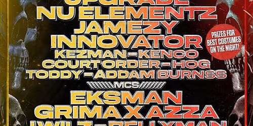 DRUMATICS x DNB SHACK x PATTERNED UP : THE HALLOWEEN WARM-UP