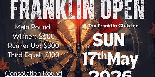 First Ever... FRANKLIN OPEN