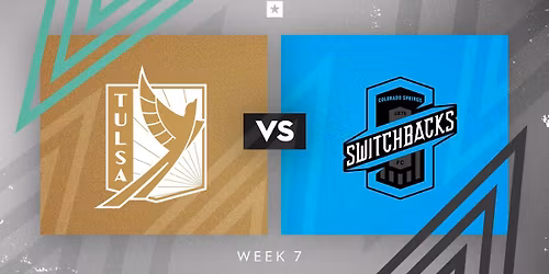 FC Tulsa vs. Colorado Springs Switchbacks FC