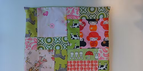 Beginner's Machine Patchwork - Disappearing Nine Patch Cushion