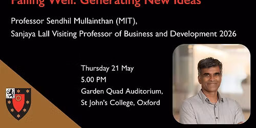 Failing Well: Generating New Ideas with Sendhil Mullainathan