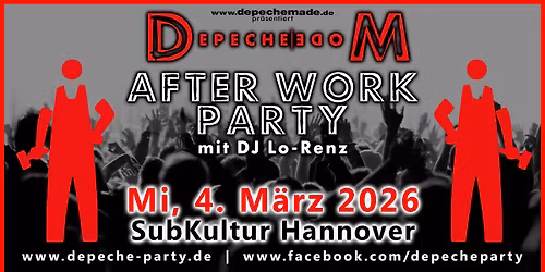 Afterworkparty Hannover 4.M\u00e4rz 2026 SubKultur DJ Lo-Renz