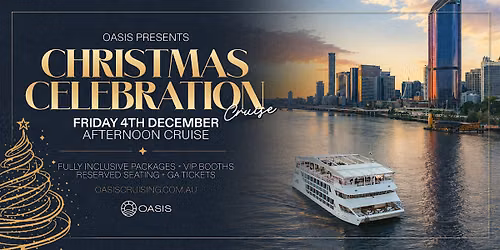 OASIS End of Year Celebrations Cruise - 4th of December, 2026