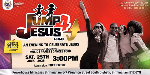 Jump 4 Jesus (J4J) \u2013 Youth Gospel Rally 2026