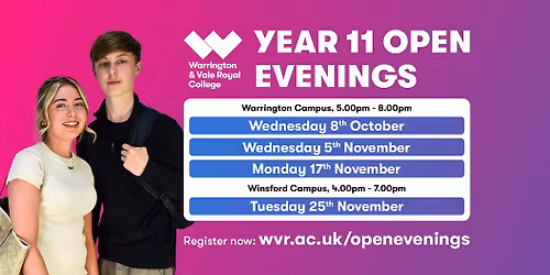 Winsford Campus Open Event