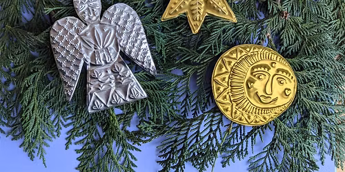 Embossed Foil Christmas Decorations