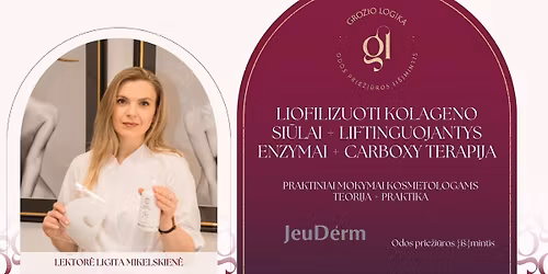 KAUNE KOSMETOLOGAMS: LIOFILIZUOTI KOLAGENO SI\u016aLAI + LIFTINGUOJANTYS ENZYMAI + CARBOXY TERAPIJA