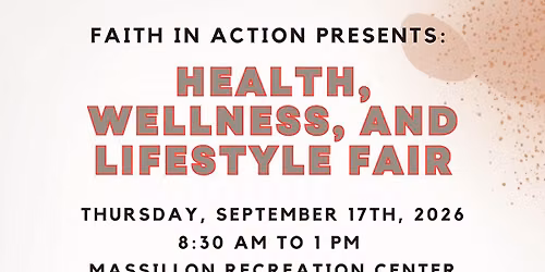 Faith in Action: Health, Wellness, and Lifestyle Fair