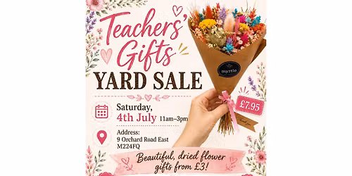 Teachers\u2019 Gift Yard Sale