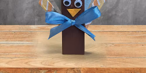 Wood Block Turkey