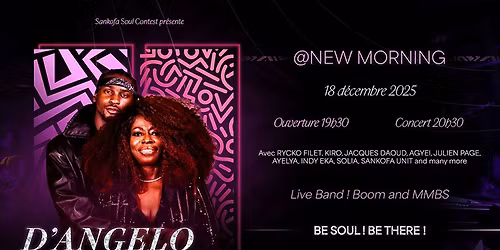 Tribute to D'Angelo & Angie Stone \u2022 New Morning (Paris)