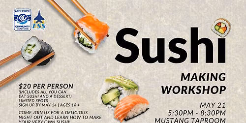 Sushi Making Workshop (Base Access Only)