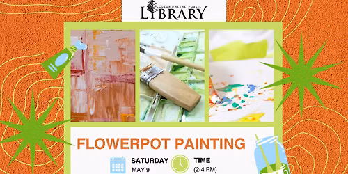 Flowerpot Painting (Ages 14+) 