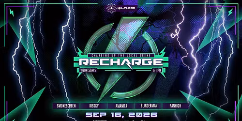 RECHARGE WEDNESDAYS - SEPTEMBER 16TH
