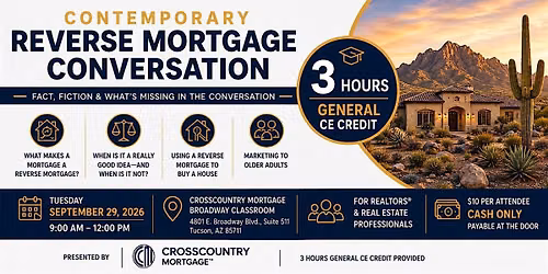 Realtor CE Class: Contemporary Reverse Mortgage Conversation