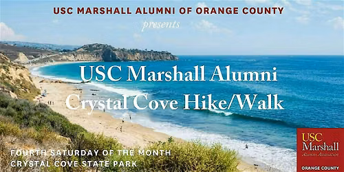 USC Marshall Alumni OC Hike\/Walk at Crystal Cove - Sat 11\/28\/26