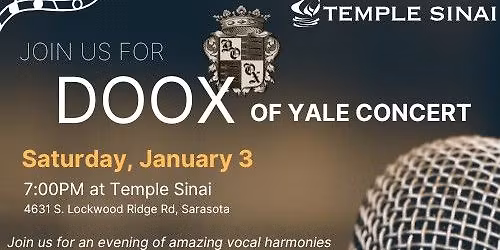 DOOX of Yale Concert at Temple Sinai
