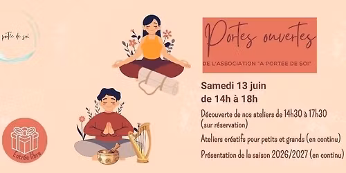 Portes ouvertes de l'association A port\u00e9e de soi