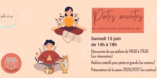 Portes ouvertes de l'association A port\u00e9e de soi 